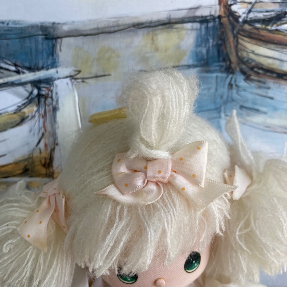 Vintage Applause Precious Moments "Angie" Plush Doll Item # 4510 - Picture 5 of 11
